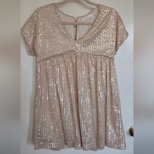 Mustard Seed brand Champagne Color Dress